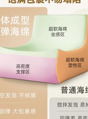 ZKE人沙发单人椅客毛厅毛虫沙发小阳台卧室可躺可睡沙发榻懒榻米