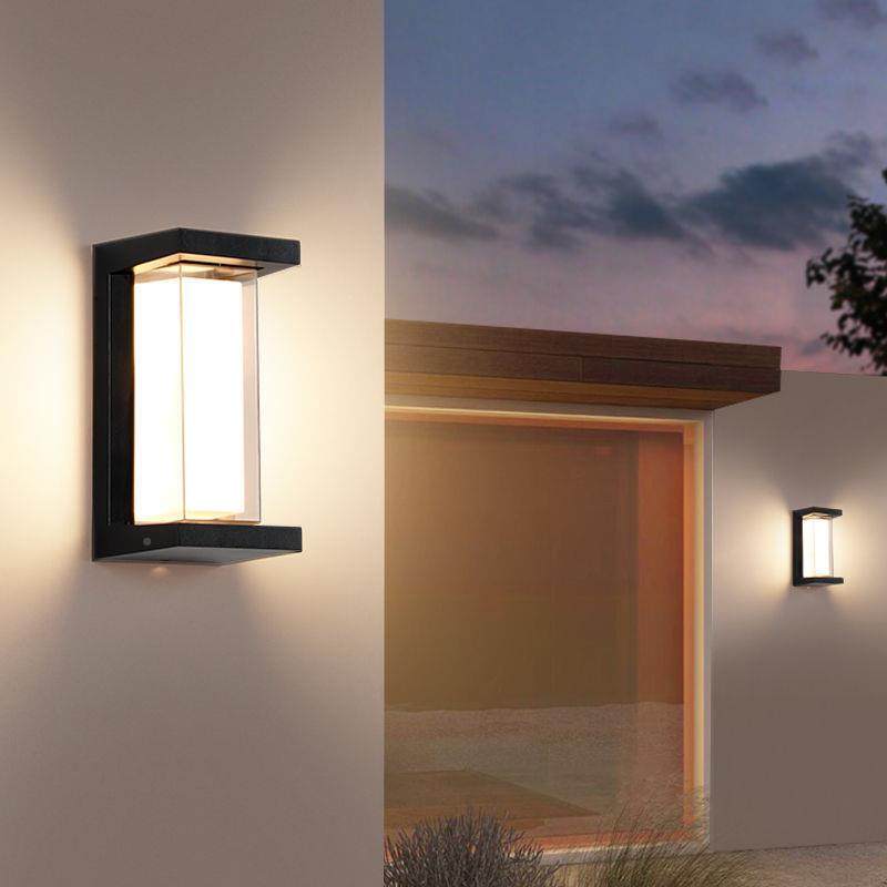 楼双层灯罩防水外壁灯LED墙庭STL——0户院阳台过道梯灯室外门口,家装灯饰光源,户外壁灯,淘宝优惠券,粉丝福利购,淘宝优惠卷