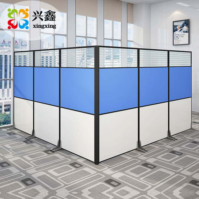 移动带轮屏风活动可折叠隔墙办公室高隔断学校仓库隔断板工厂