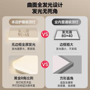 吸全光谱卧客厅灯顶灯超薄极简大大气室主sy012灯高亮厅房间智能