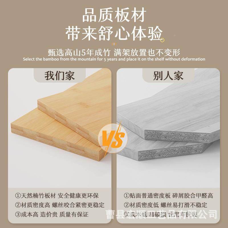 木质简易书公架组合书桌桌面办置物落0522架多层童书柜儿地收纳储