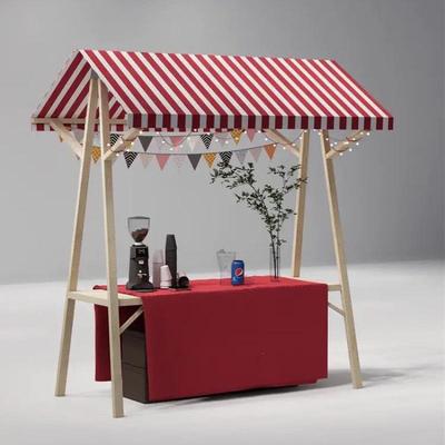 集市户花外网红摊位RLX展示架促销架折叠夜子市摆折摊实木移动可