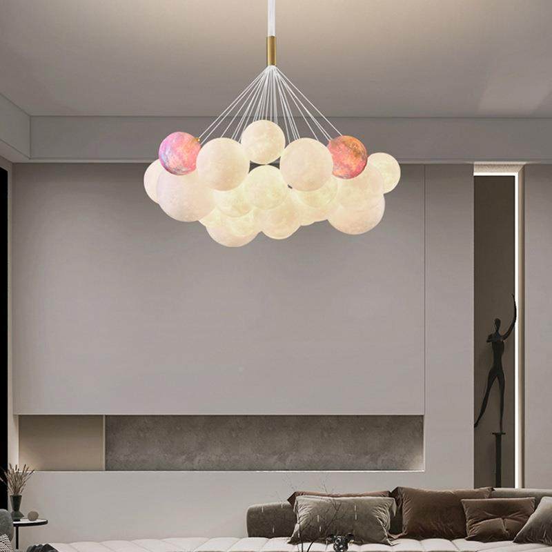 月球灯灯星球灯厅611星空主卧室灯2025新款儿吊童房网红年创意客,家装灯饰光源,智能吊灯,淘宝优惠券,粉丝福利购,淘宝优惠卷