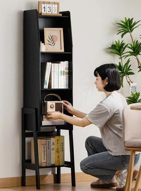 家小书架简落地置物架书柜童儿客厅靠墙杂物柜易卧TVR室多用层展