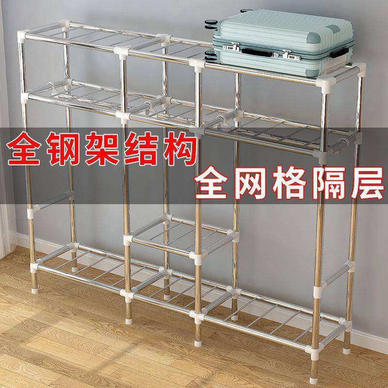 简易衣柜钢管布柜加粗出加固室组装家DXO用衣橱卧租房挂衣收纳衣