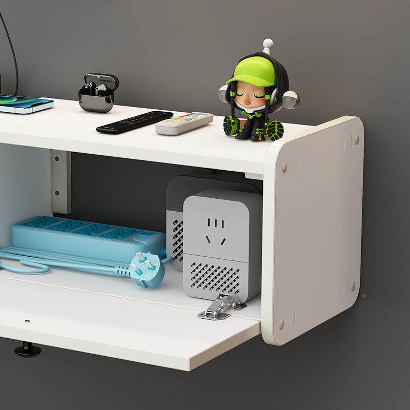 悬空壁物小挂式电视柜悬挂户型现无代简约风家用线路由器置1柜极