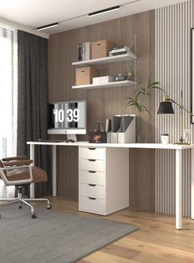 现简约书桌柜五斗柜抽屉储物床柜收GPF纳柜卧室代尾