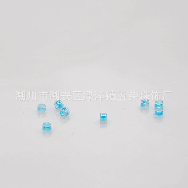 WRZXWSWK-线35饰品辅料珠连米珠玻璃珠机绣玻璃散珠电脑机绣盘珠