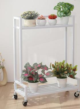 约时简尚客厅室内室QL-68291外阳台落地式双层镀铁艺固稳耐用花锌