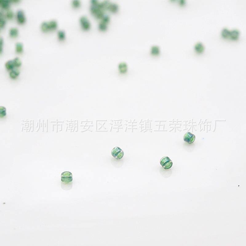 WRZXW39饰品料连线珠辅ZKY-玻璃米珠机绣散珠脑珠盘电珠家纺高亮