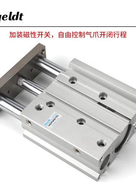 气带杆三杆三轴气缸T动CM/-MGP导M3225Z/50/75/100/121645/150/17