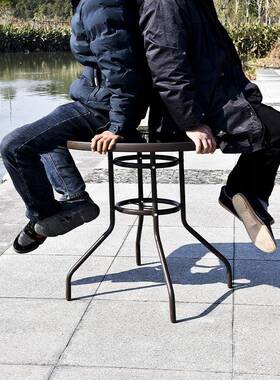 外桌户椅仿藤铁艺室外塑料庭院阳台约简伞组合休露天桌DYN椅闲三