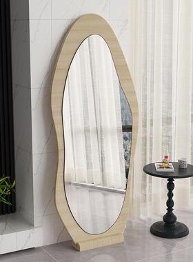 XEN中古全网身镜用家落地镜红衣异型镜壁挂感穿镜卧室试衣镜子