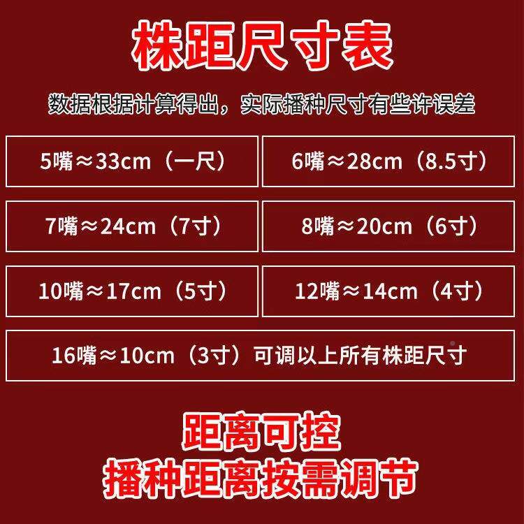 灿农黄具SLE手推式播种器玉米豆丰点功播机小型家用多能豆类种植
