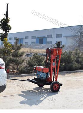小型探水勘探水钻XNR机轻理便探式勘钻机地球物自半动勘探钻孔机