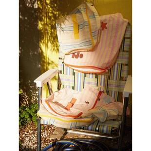 Tagi.携《塔皮星》爱印花可条纹便套545分装袋行李箱四件收纳袋