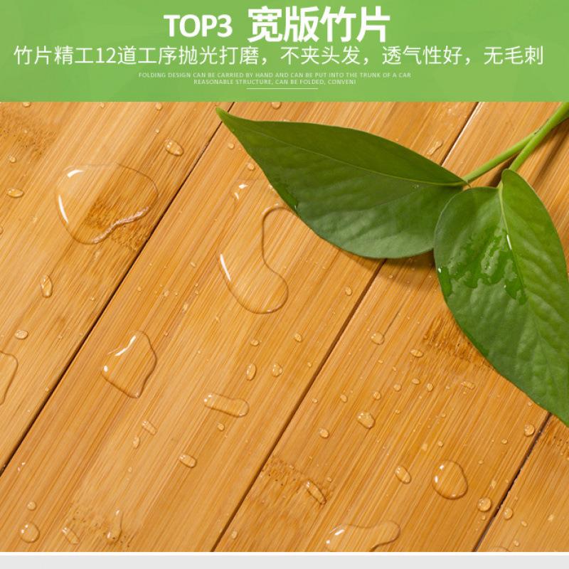 竹发床两型用可折沙叠双人单家人用午休老见详情式客厅小户折叠床