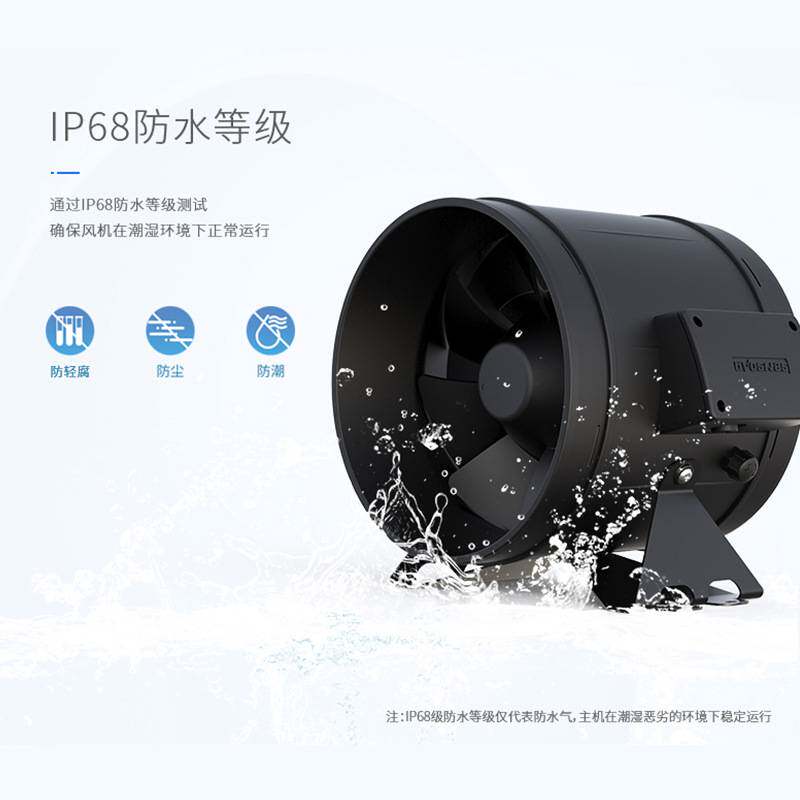 盛仕达源头工厂圆形管道风机防水种植场储能机柜散热防水管道风机