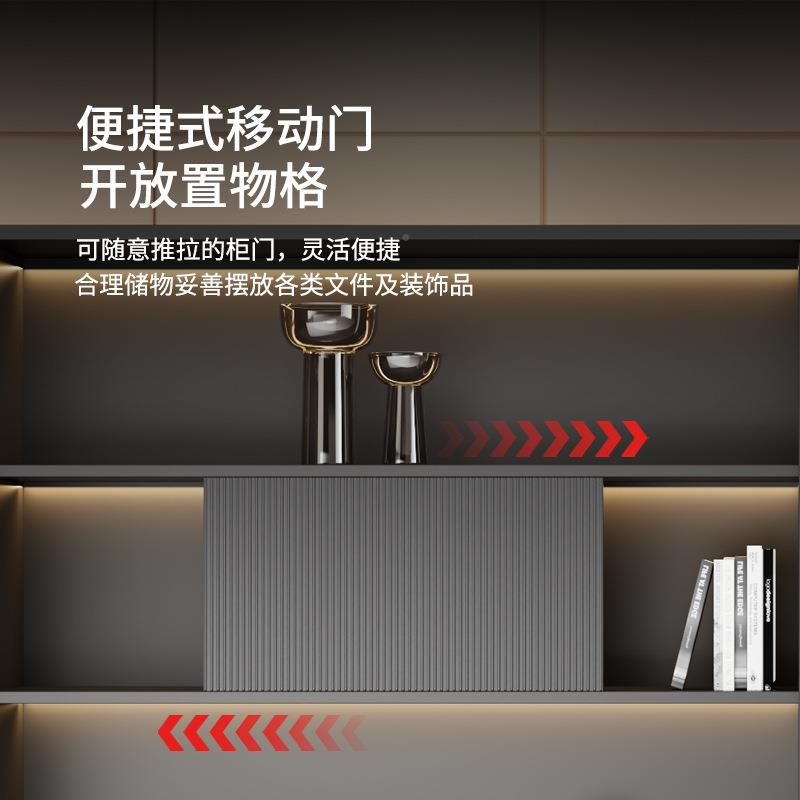 办公室书柜文件柜子木质老板背靠景柜落资料YH-WJG09收纳柜储物柜