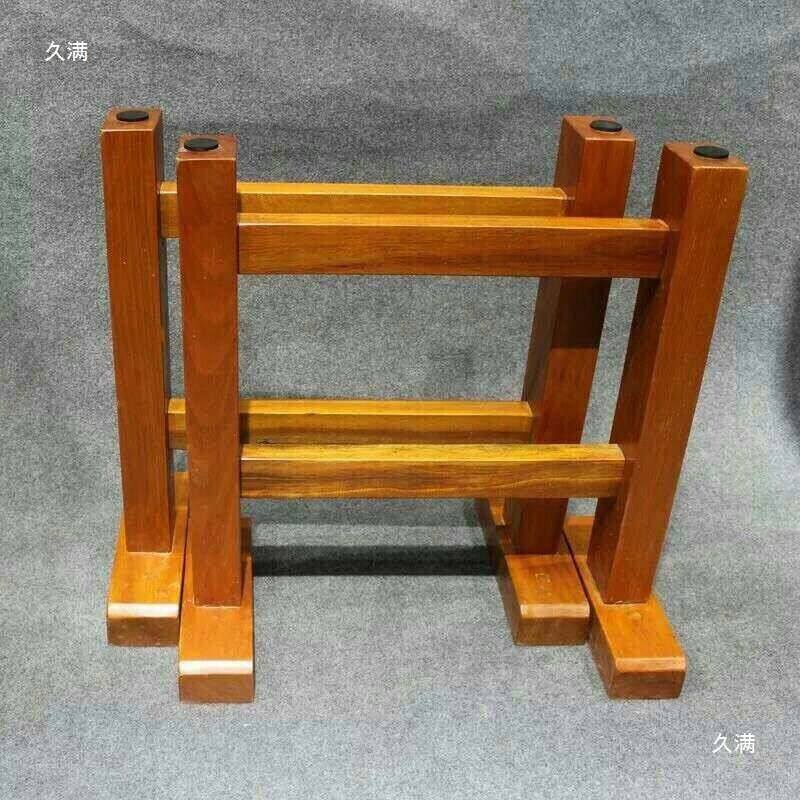 实木桌子腿大板桌腿桌脚支架岩板茶桌餐桌脚腿桌架木质工字架