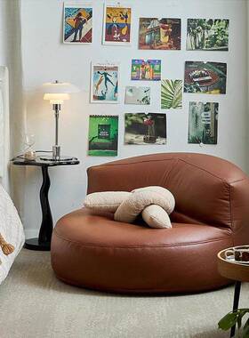 懒FZV人沙发阳台豆人袋出租屋家用榻米榻室卧客厅网红单小一件包