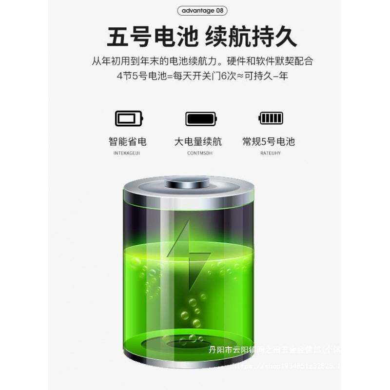半自动指纹锁智能门锁通用型密码锁电子锁磁卡感应锁家用防盗门锁
