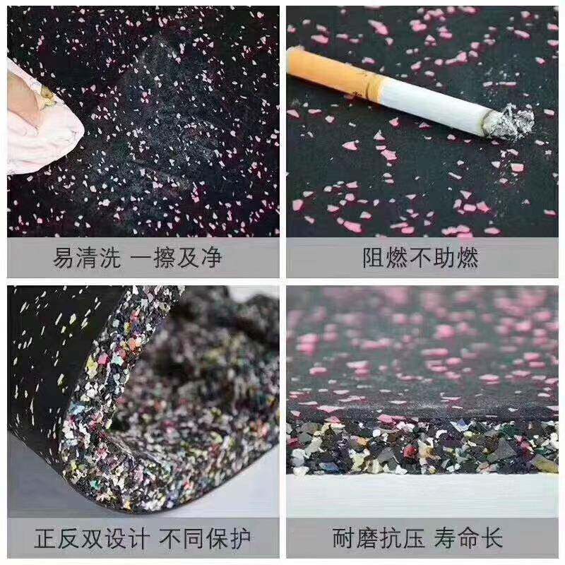 健身房幼儿园场地操垫量区缓冲WZG加厚篮球馆拼接地静音复合力橡
