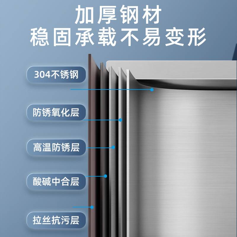 304不锈钢拖把池落地式商用不锈钢墩布池子大号户外庭院一体水槽图片