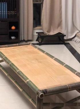 午纯竹手工作制VFC老式竹床躺椅成人老人休凉床