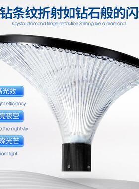 225新77417款路灯米户外LED公园天黑0动亮防水3庭自院灯