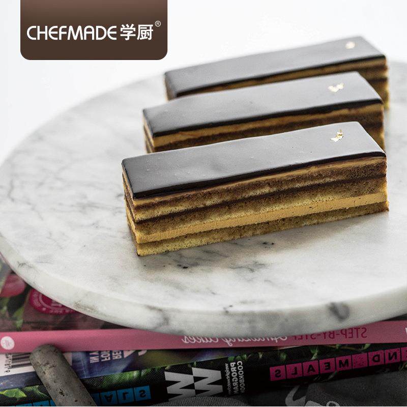 厨直径3学0m摄影艺术装饰转品烘焙工具c大WK9250理石蛋糕雕裱花盘