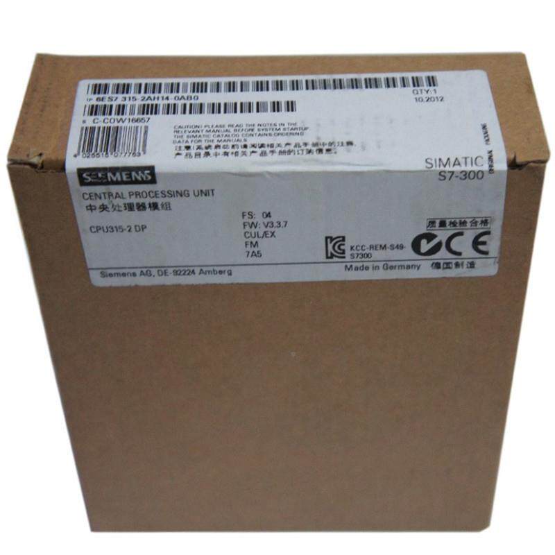 S6E7315-20H14-0中央处理器315-6ES7315-2DP6ES7A315-2AH14-00OO