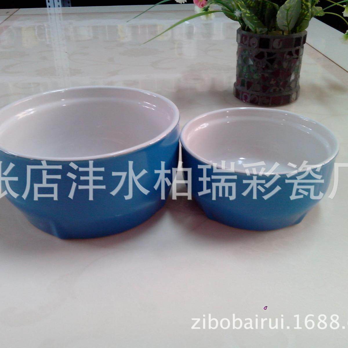 陶瓷碗陶瓷碗W0生成陶套精美瓷碗双色产陶釉瓷碗