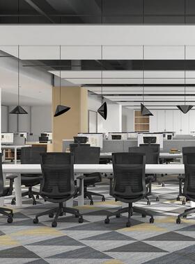 人体工学电办脑椅椅公椅BGY-64子靠背网布升降职员写学习字座椅家