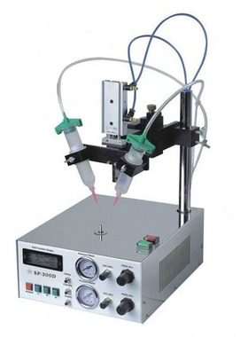 SP-300D双头圆形点胶机装置.圆形点胶机.画圆点胶机 点胶控制器