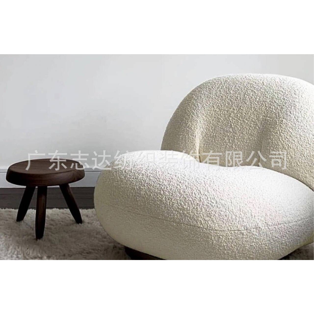 意式风格山羊绒羊毛卷系列志达纺织软床沙发装饰布料ANGOLA