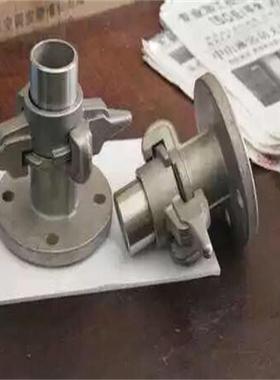 04K不锈钢羊角接快速接头槽车用接焊接头AB焊式羊角快速焊WHL接头