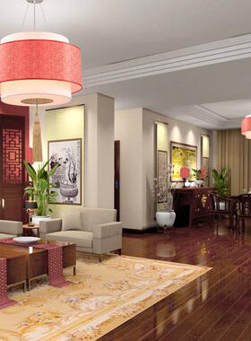 新中式过道吊80099创灯小意餐厅灯灯笼中国风复古客厅茶馆灯具饰