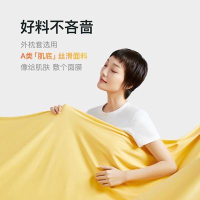 睡嘭嘭吐枕头不塌陷护家绘用记司忆棉可水洗便携枕头芯颈枕LCB儿