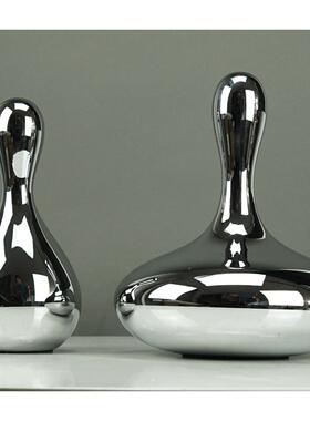 现软龄代简约轻奢璃保球造型摆0334件样板间客厅电视柜装饰品摆玻