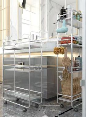 不锈收钢厨房夹ITB缝物架落地多层置窄冰箱缝隙2超0cm25宽浴室纳