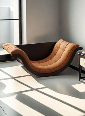 香船蕉家用椅多能懒人沙功发实木阳台客厅摇摇椅小户型单JQE人摇躺椅