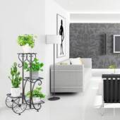 欧式 铁艺置架物阳台落地层移动花无品牌 盆架子多家居客厅室外绿