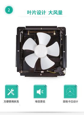扇厂家卫生间隔墙排气扇TDC排风6百叶式换气扇窗-12寸