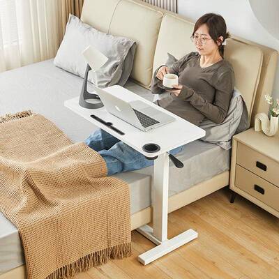 可旁移动折叠电脑30143桌人家用升床降桌卧室床学生写字懒桌落地边桌