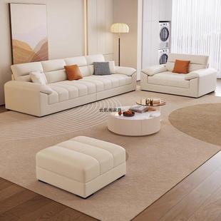 沙发 技布发客沙厅小户型家用卧室沙发排豪华式 新款 直意轻奢科722