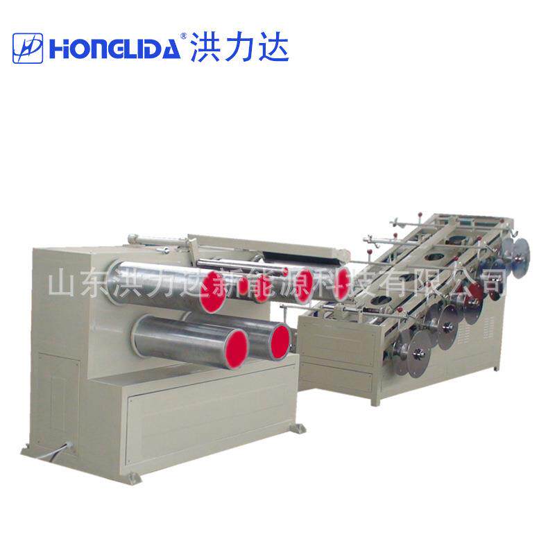 山东高速电缆填充绳塑料扁丝拉丝机塑料捆扎绳设备