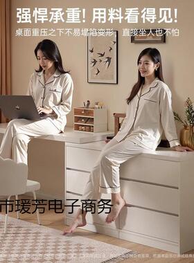 现代简约书桌电体脑桌梳台桌斗柜一化妆台床尾柜卧室妆OCI女生化