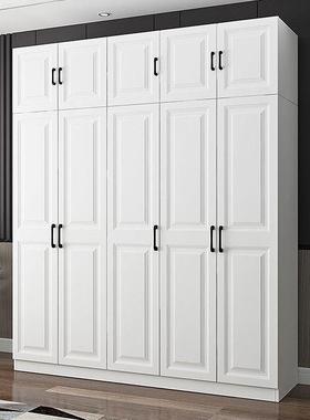 XCB欧式卧衣柜用室组装现代简约小户型储物收家纳柜出租房用衣橱柜子