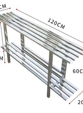 101不锈花子室内户外阳台饰置物架现代简架钢约多层落地式装花盆